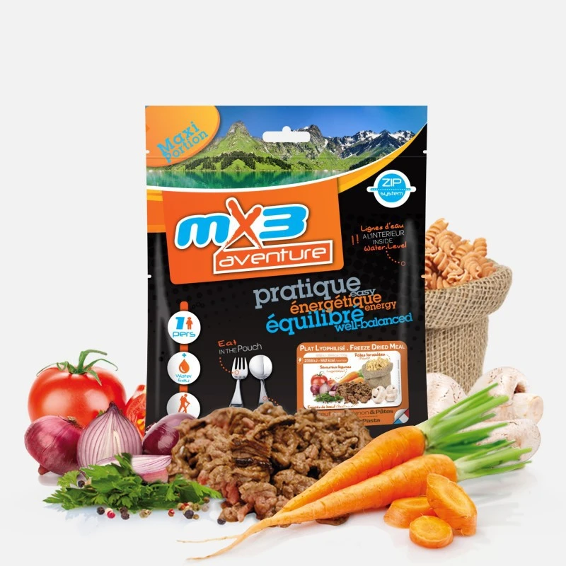 Bœuf Bourguignon Et Pâtes - MX3 2 Bœuf Bourguignon Et Pâtes - MX3 – Image 2