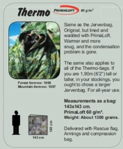 Jerven Fjellduken Thermo -Remise Camping fjellduken jerven thermo