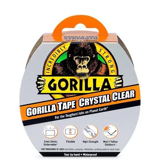 Gorilla Tape Crystal Clear 1 Gorilla Tape Crystal Clear