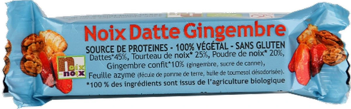 Barre Aux Noix Datte Gingembre Bio 1 Barre Aux Noix Datte Gingembre Bio