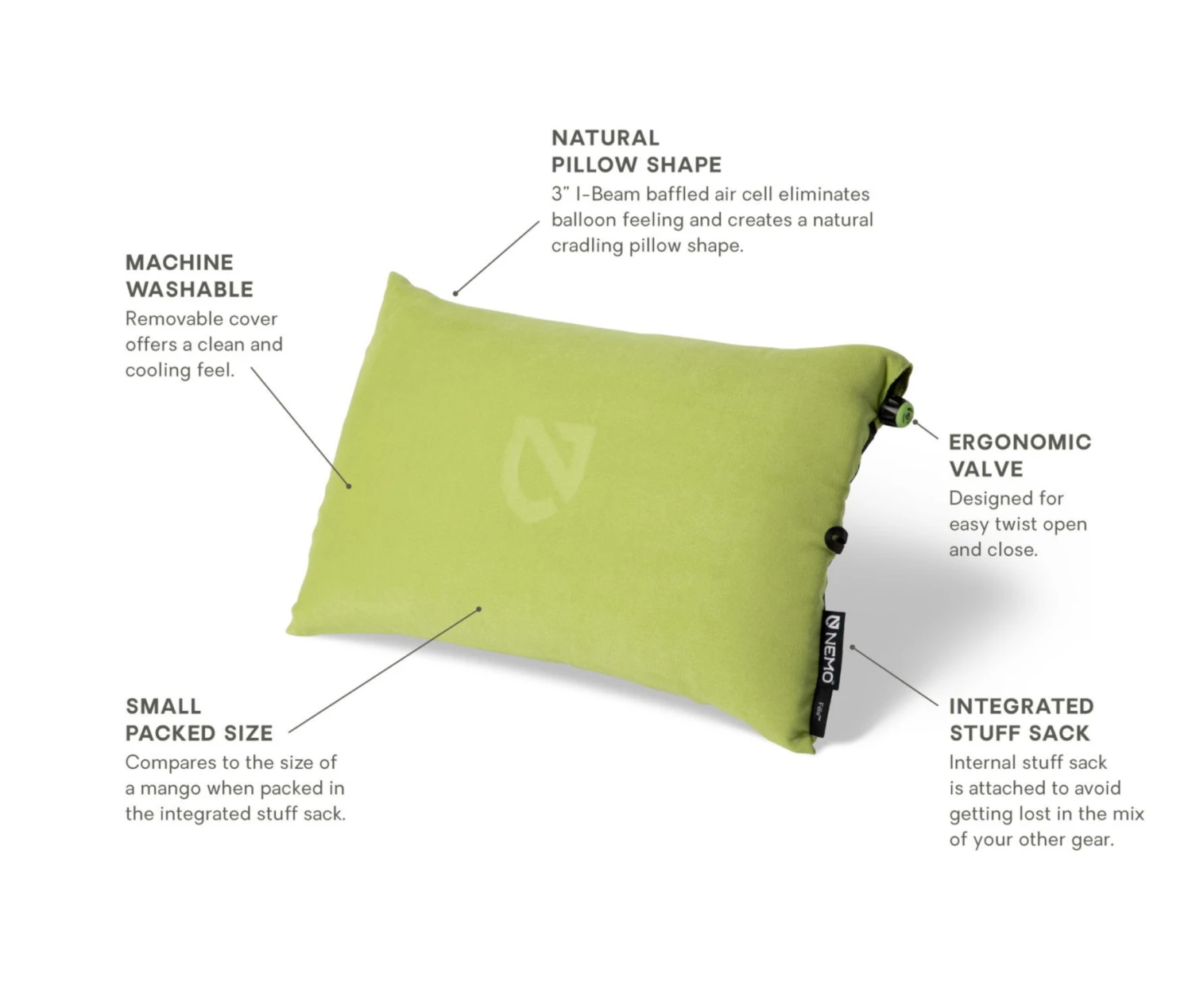 NEMO EQUIPMENT Oreiller Nemo Fillo 6 NEMO EQUIPMENT Oreiller Nemo Fillo – Image 6