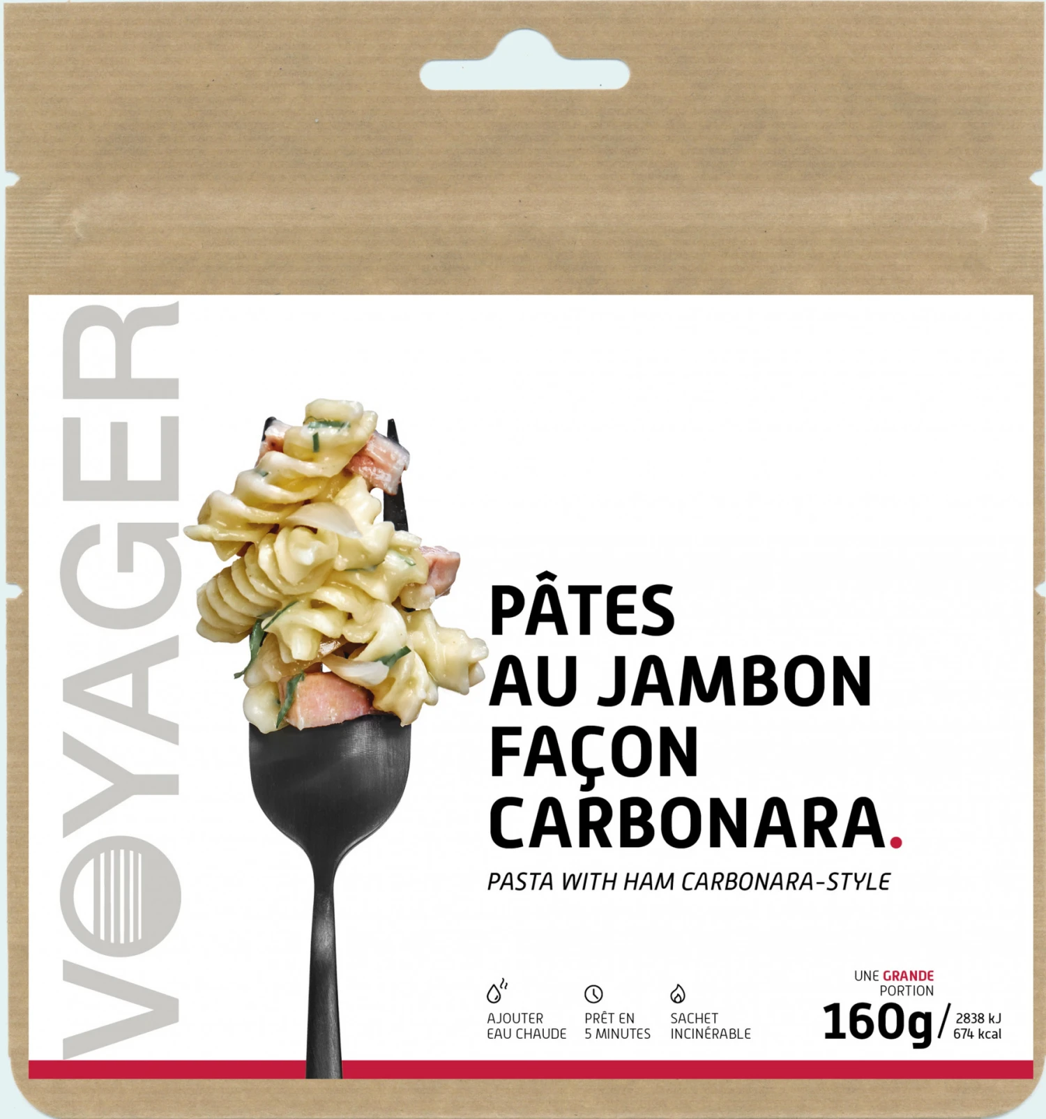 Pâtes Au Jambon Façon Carbonara - Voyager 1 Pâtes Au Jambon Façon Carbonara - Voyager