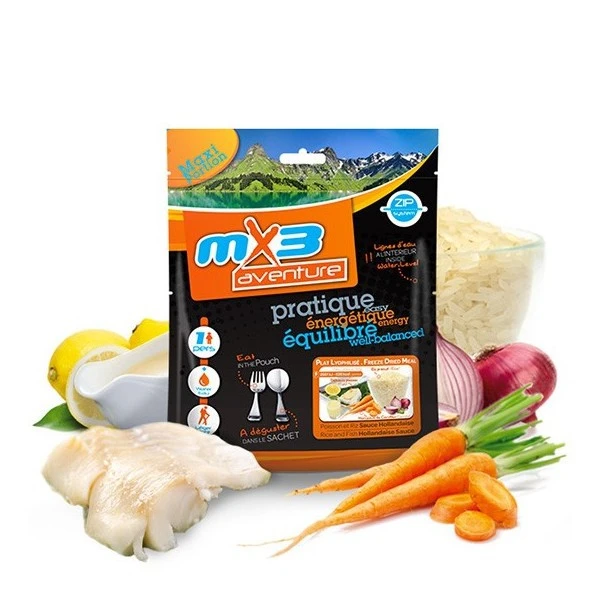 Poisson Et Riz Sauce Hollandaise - MX3 1 Poisson Et Riz Sauce Hollandaise - MX3