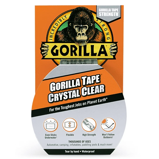 Gorilla Tape Crystal Clear 2 Gorilla Tape Crystal Clear – Image 2