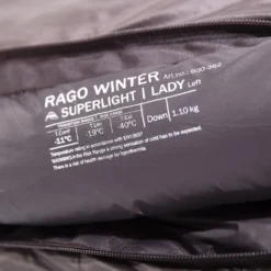 Helsport Rago Superlight Winter Lady -Remise Camping sac de couchage helsport rago superlight winter lady 12