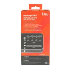 Sol Rechargeable Camp Lantern With Power Bank 7 Sol Rechargeable Camp Lantern With Power Bank -Remise Camping sol rechargeable camp lantern with power bank 4