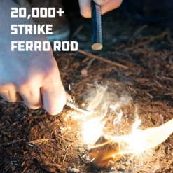 UCO Titan Fire Striker Ferro Rod -Remise Camping uco firestartingtorchestitan fire striker ferro rod 04